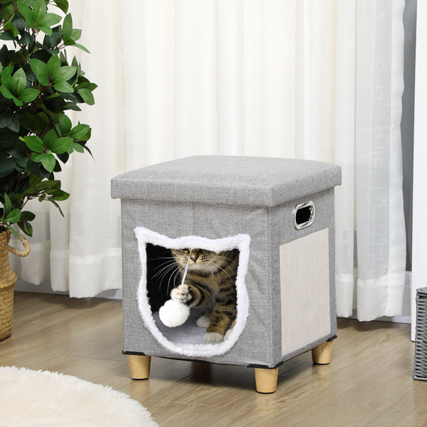 Pawhut Square Cat Bed Wayfair.co.uk
